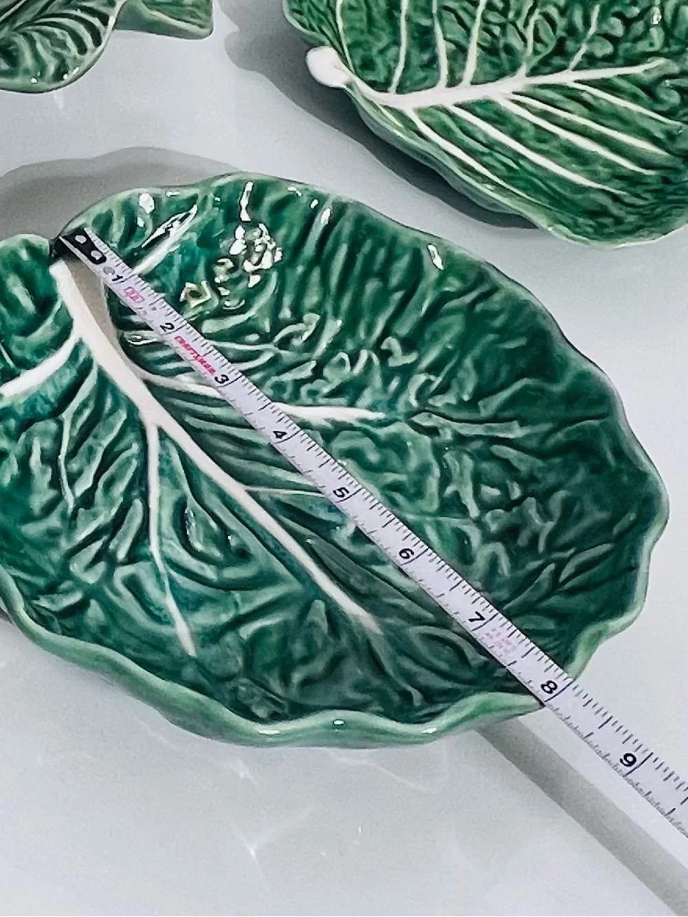 Vintage Olfaire Cabbage Leaf Bowl Mold #807 made in Portugal